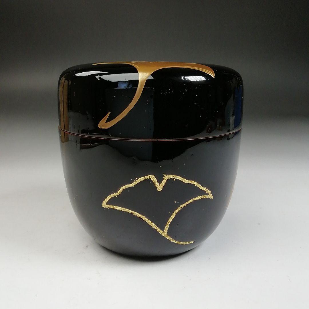 Ｗ１７９　棗　『鵬雲斎好写　五葉棗』『吉田一峰 作』　共箱　茶道具