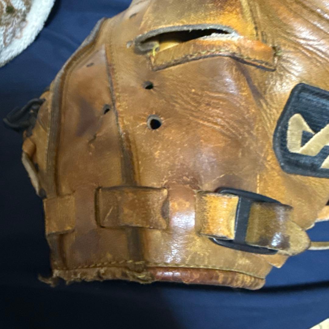 ハタケヤマオーダーキャッチャーミット　プロ支給品　横浜ベイスターズ　硬式用