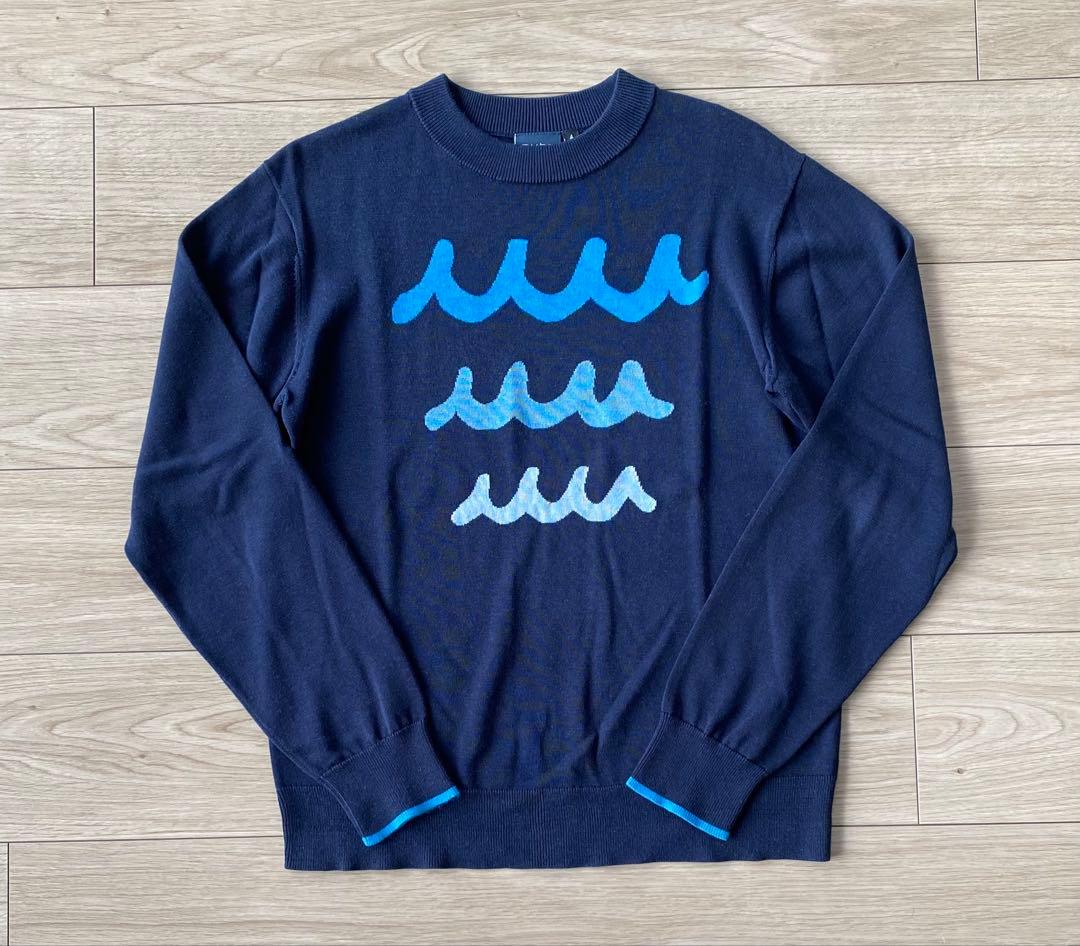 muta MARINE ムータマリン バイカラーニットセーター