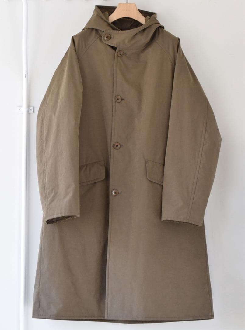 COMOLI コモリ 19AW フーデッドコート サイズ1