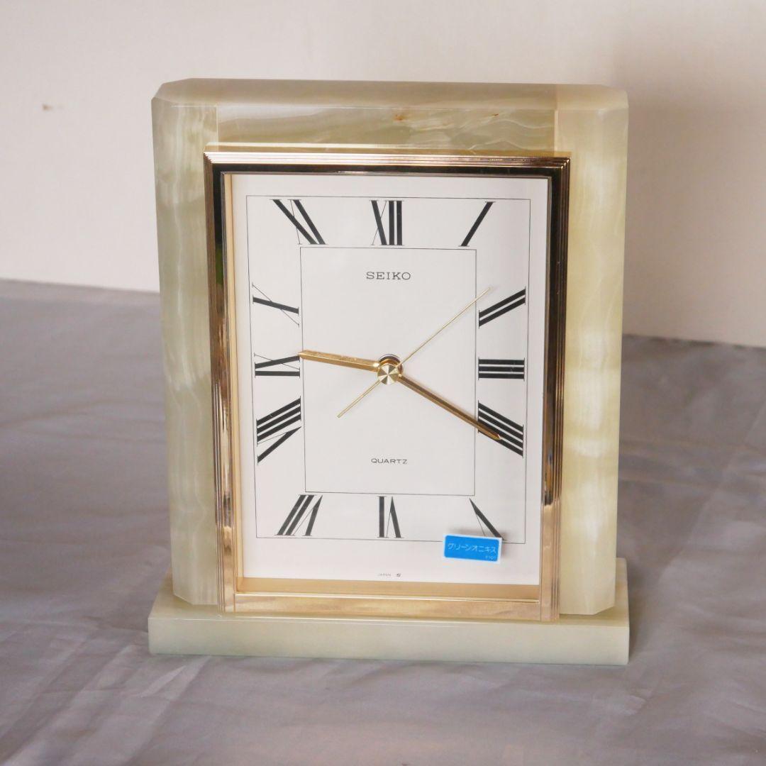 SEIKO 大理石の置時計