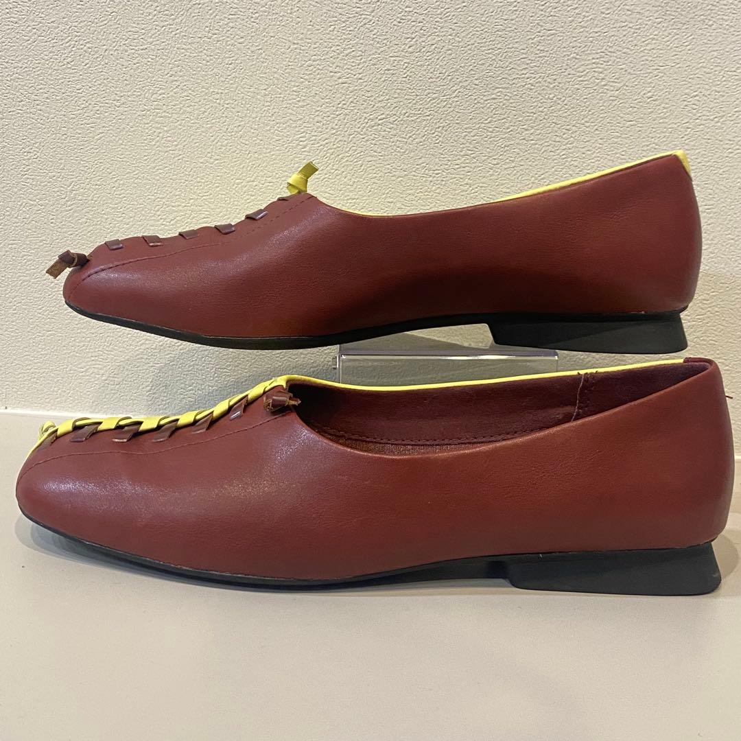 【美品】Camper twins カンペール フラットパンプス ツインズ　39