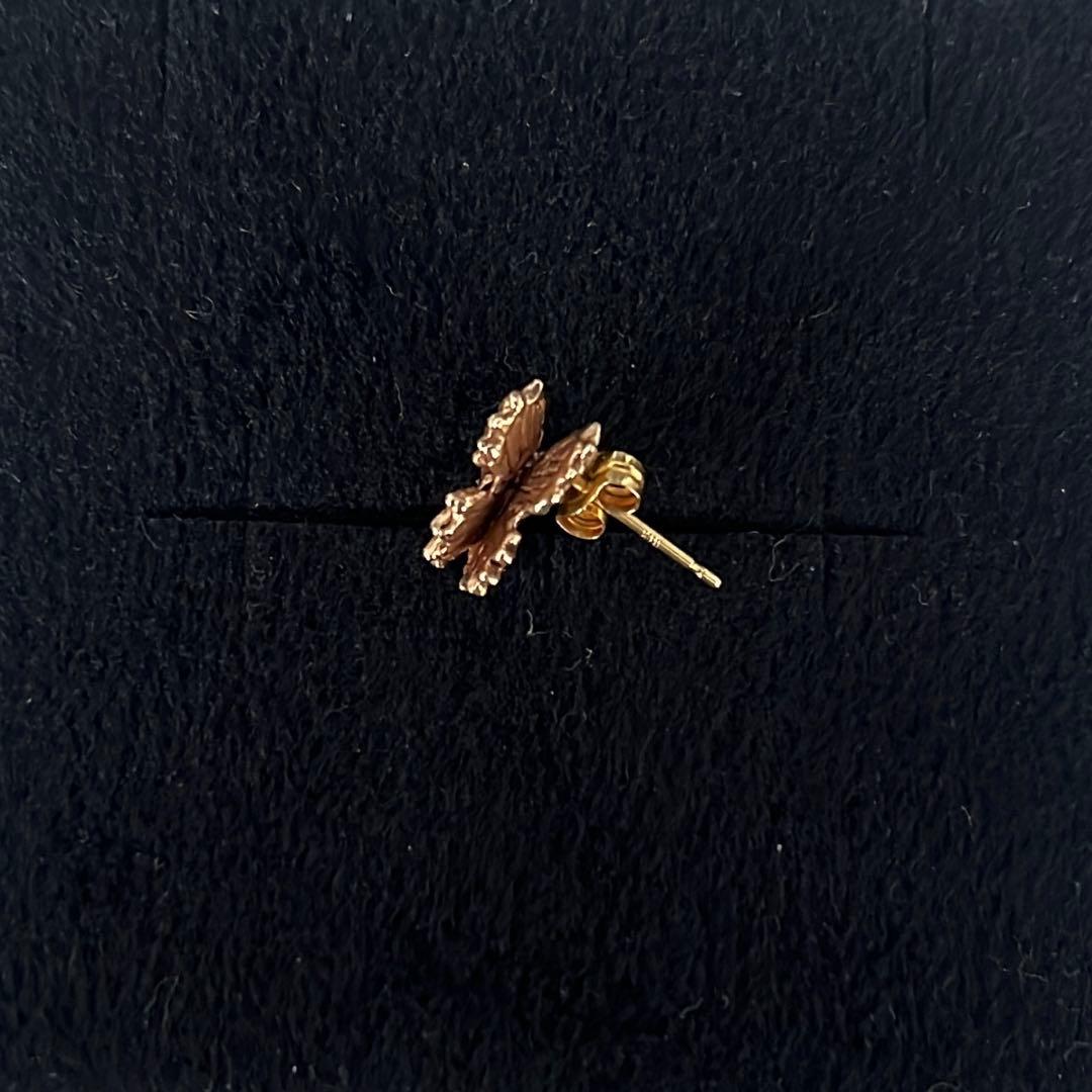 アトリエカオル 蝶 バタフライ ピアス K10 片耳用　KAORU