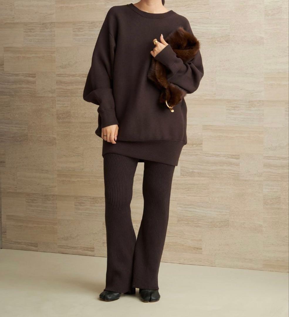 Plage les Tendre brown スウェット