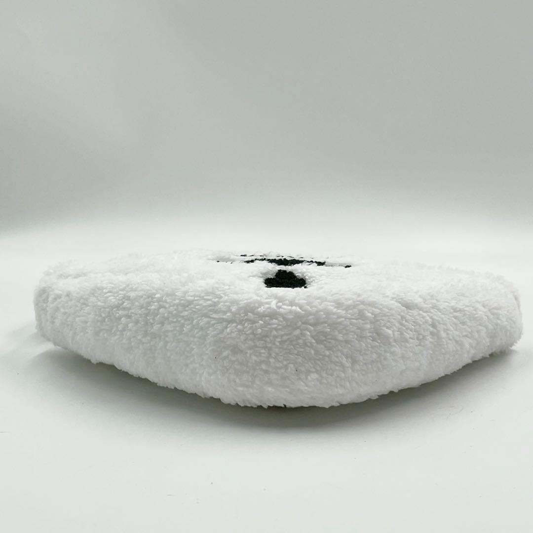 美品　プラダ　テリークロス　ハンドバッグ　ミニバッグ　トライアングル　ホワイト