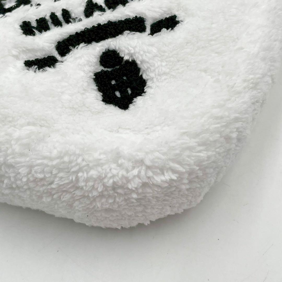 美品　プラダ　テリークロス　ハンドバッグ　ミニバッグ　トライアングル　ホワイト