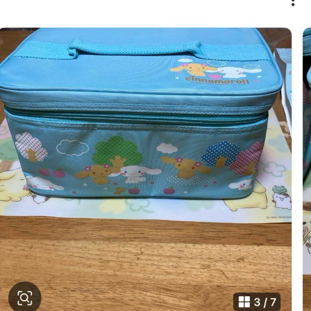 サンリオ　シナモロール　行楽ランチセット・おしぼり＆ケースセット〜BOX97