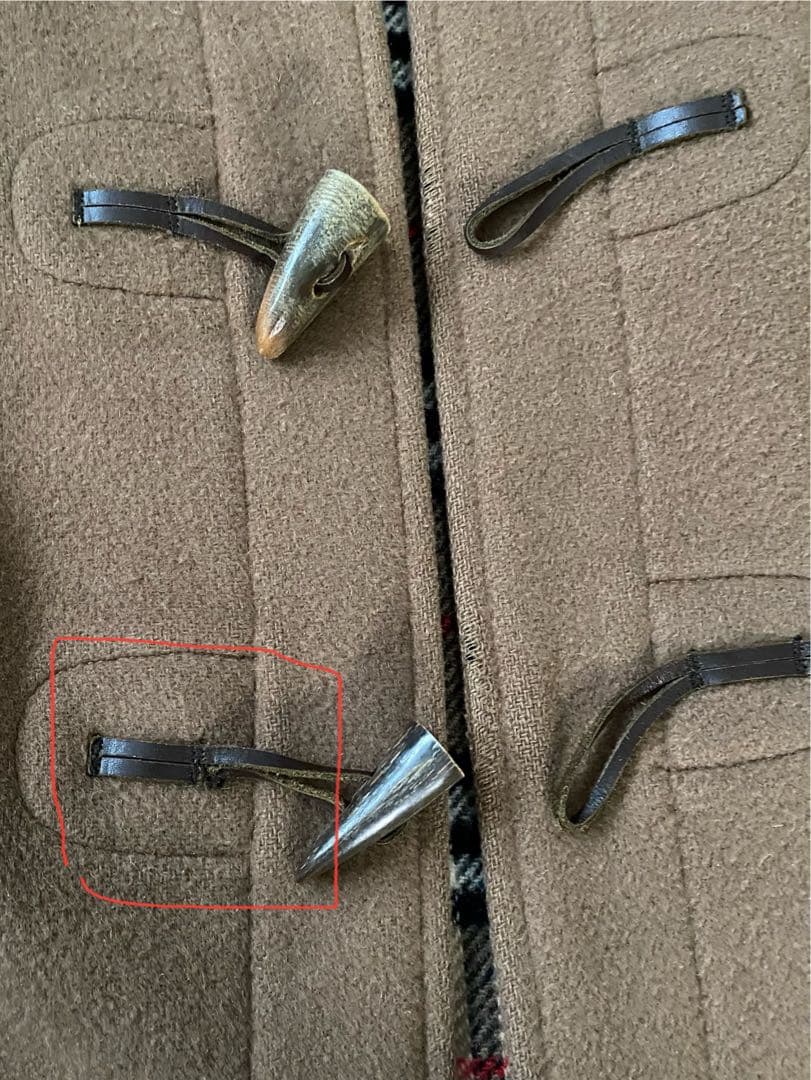 バーバリー　ダッフルコート　マルゼン　ヴィンテージ　XLくらい　英国製