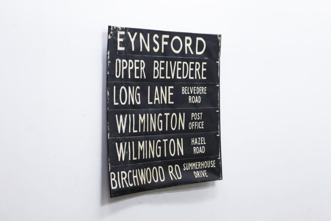 英国 イギリス ヴィンテージ バスロール サイン ポスター オブジェ 壁面