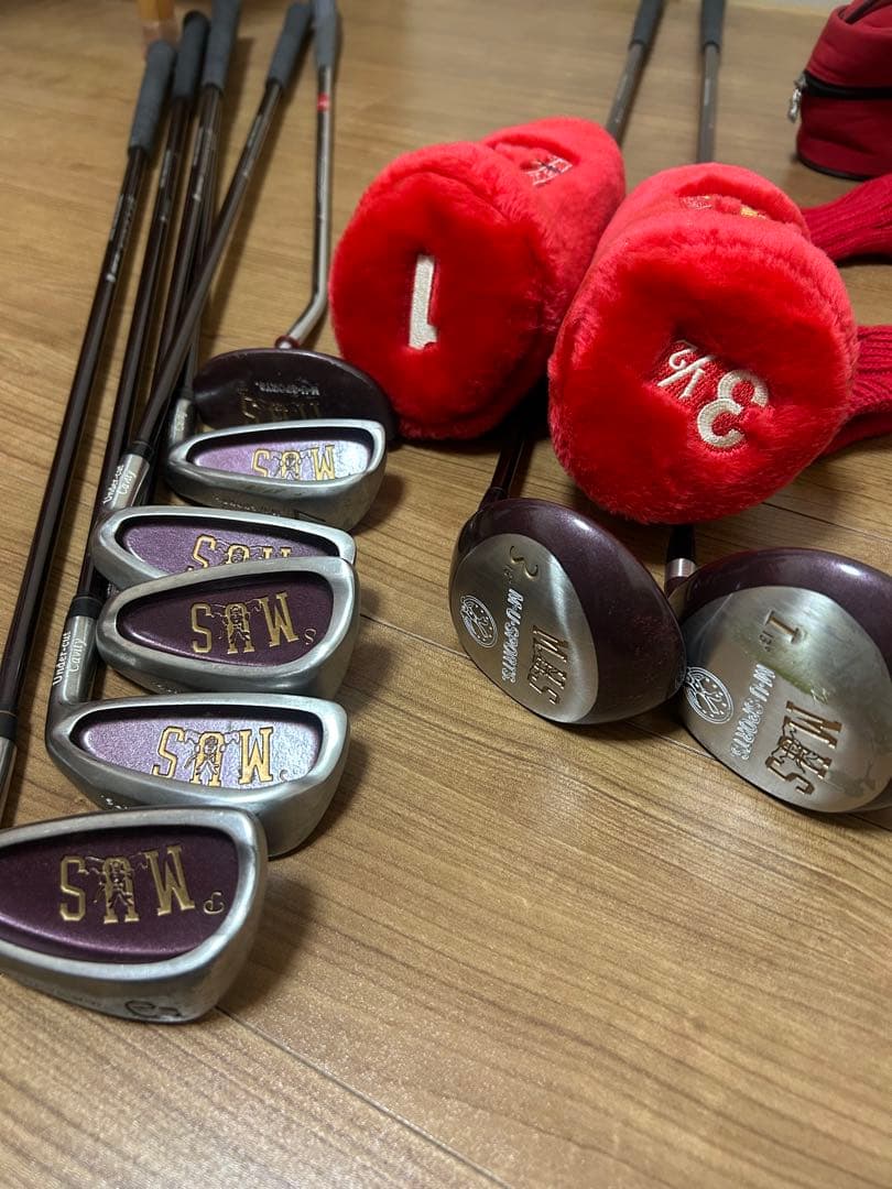 MUスポーツ レディースゴルフクラブセット・キャロウェイ、PRGR、S-yard