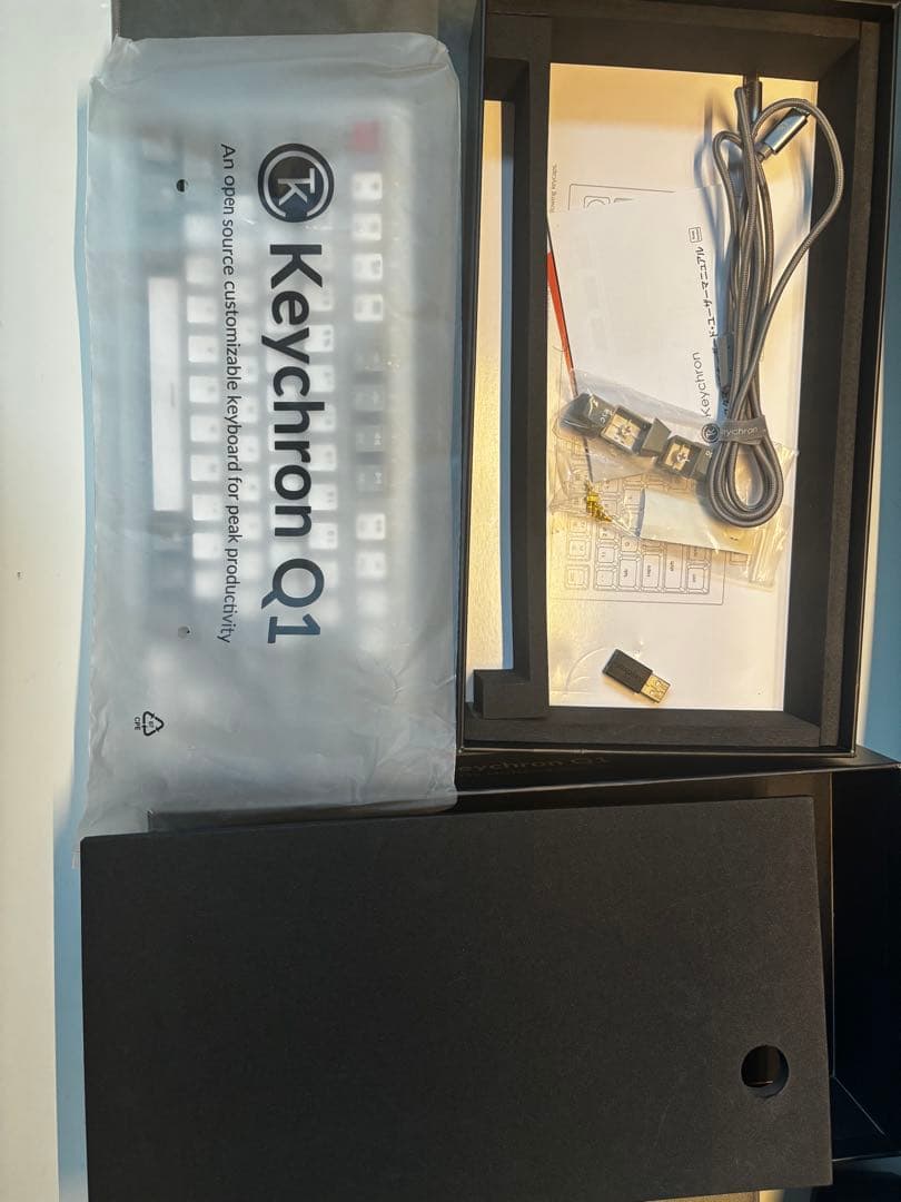 Keychron Q1 V2 US配列 Gateron G Pro 青軸