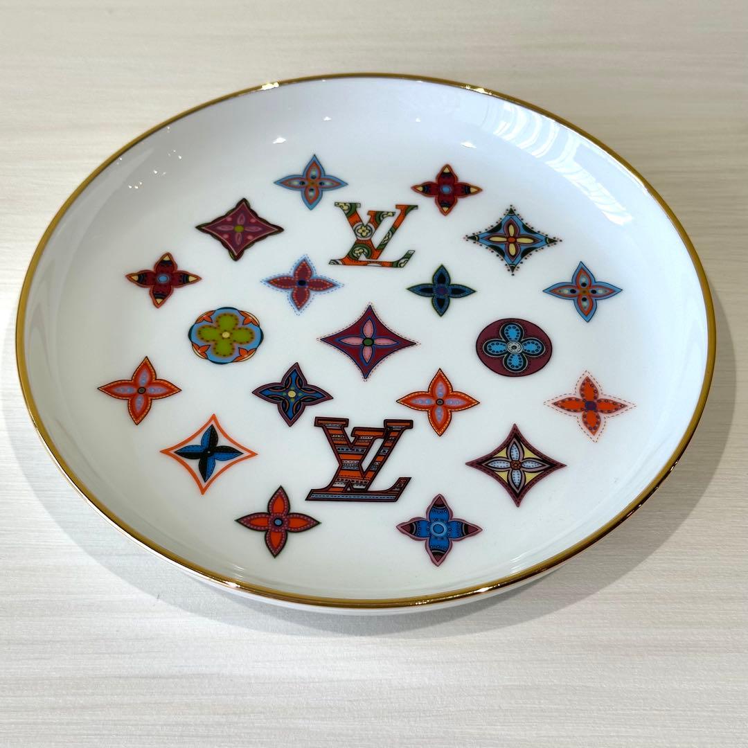 【展示品】ルイ・ヴイトンアシェット4 フラワープレート GI0461
