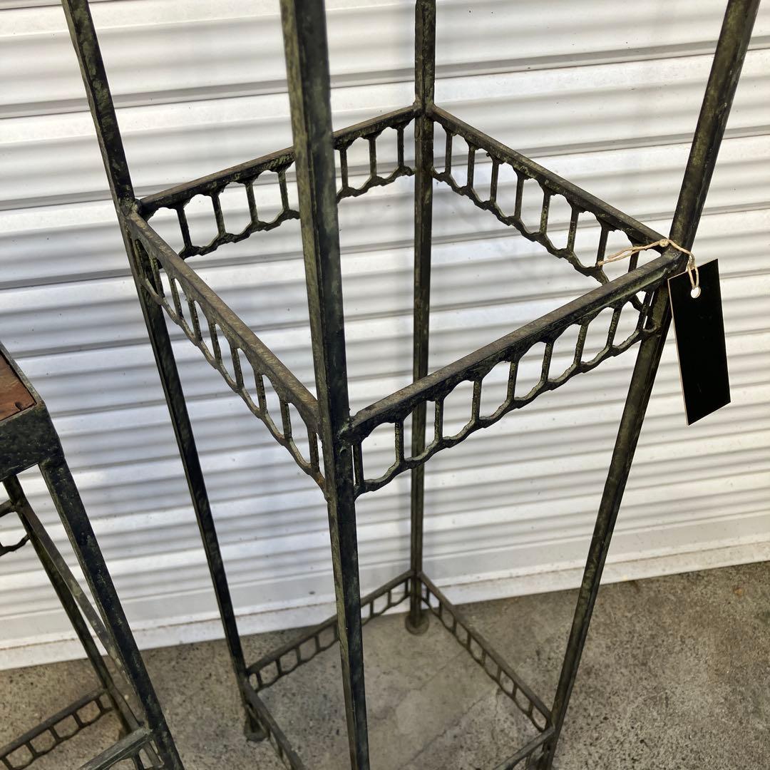 アンティーク調　花台　スタンドセット