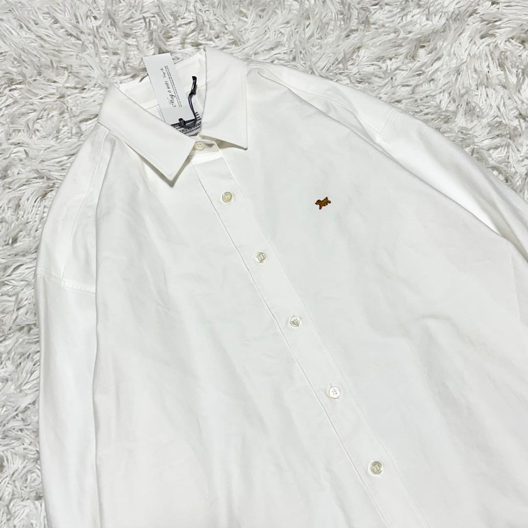 もみちゃん✨2025年 HUG Ō WäR 刺繍入りオックスオーバーシャツ