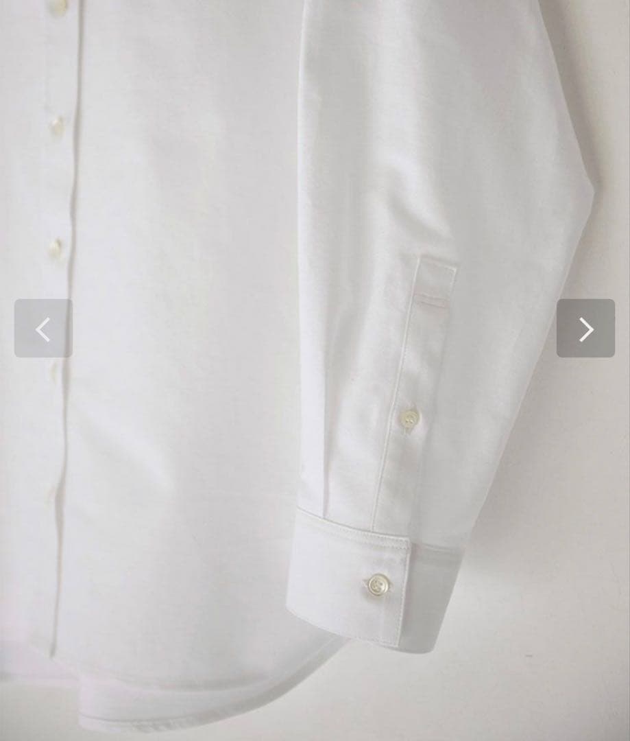 もみちゃん✨2025年 HUG Ō WäR 刺繍入りオックスオーバーシャツ