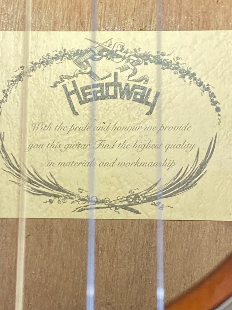 「美品」Headway￼アコースティックギターHCF-18 ソフトケース付
