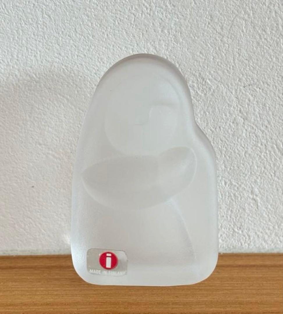  ヨルマ・ヴェンノラ \"Äiti ja lapsi\" ガラスの置物