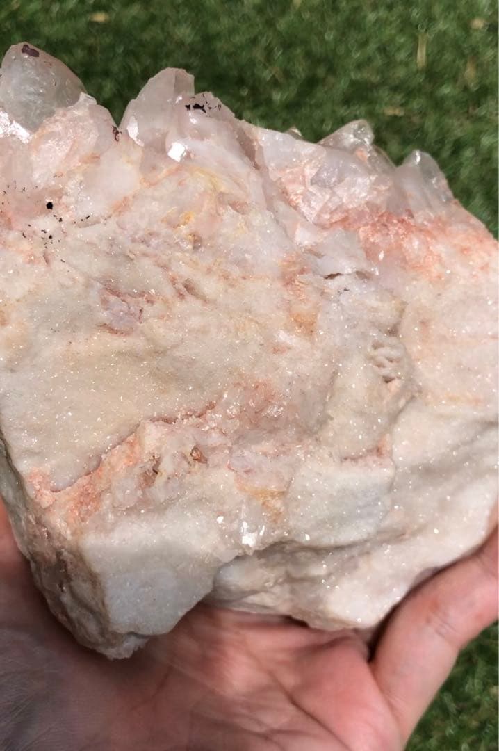 インド　マニカラン産　水晶　クラスター