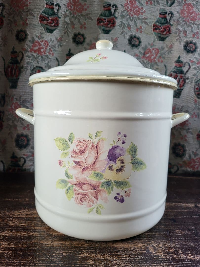 イマン　ライスストッカー　ホーロー