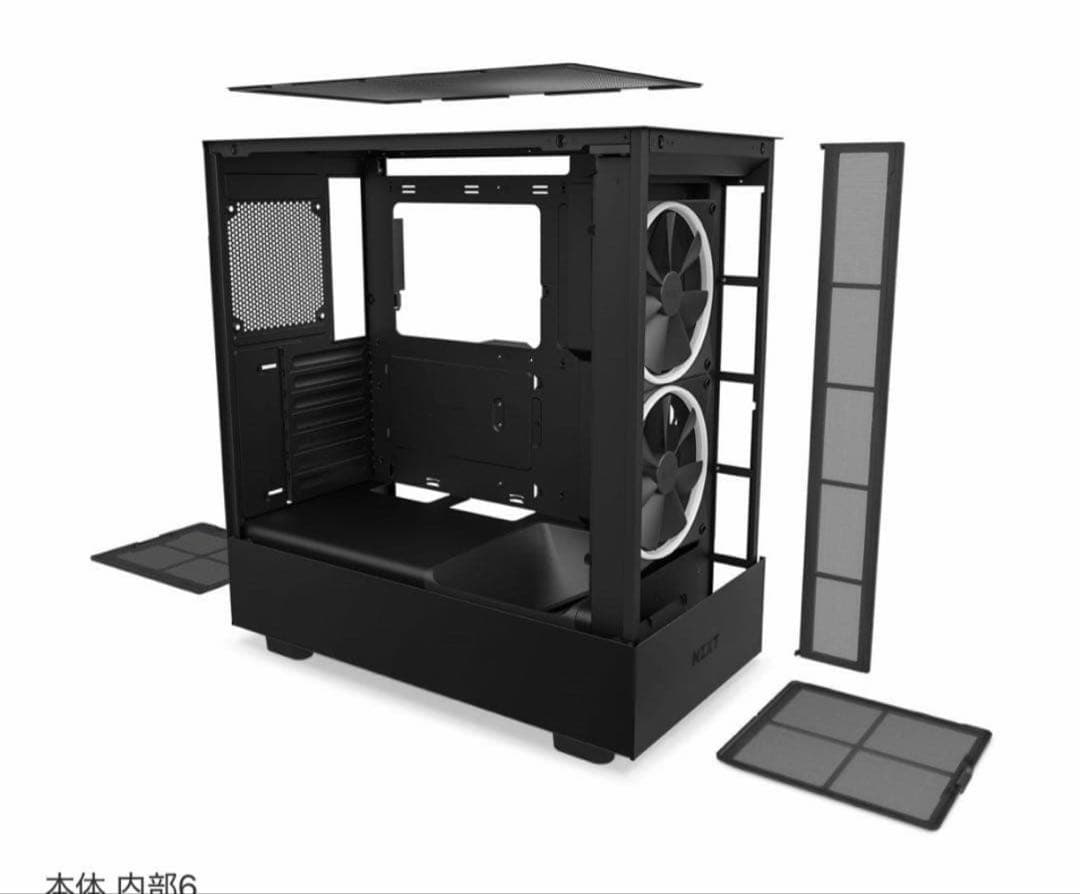 【新品未使用品】NZXT H5 Elite CC-H51EB-01 黒