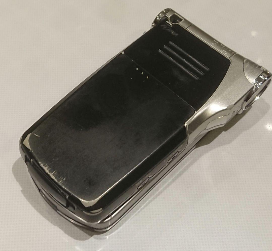 美品 レア ドコモ docomo P900iv BLACK ブラック ガラケー