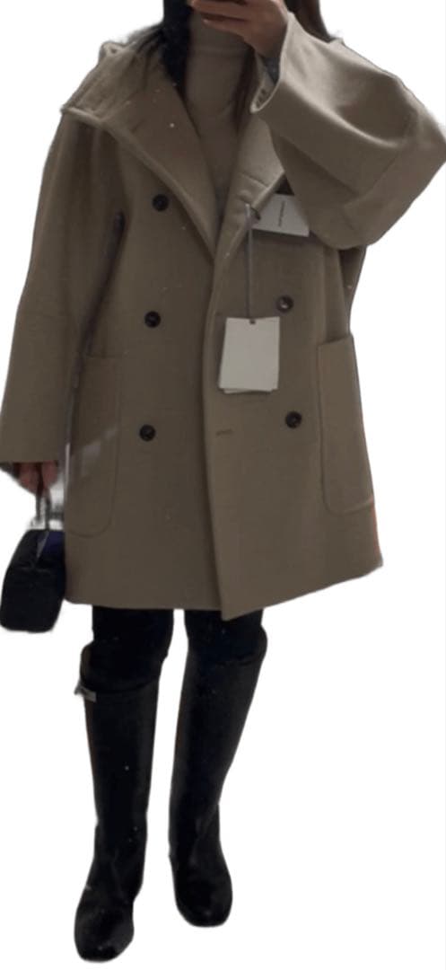 専用　マックスマーラ　ウールカシミヤ　ダブルフェイスコート　34