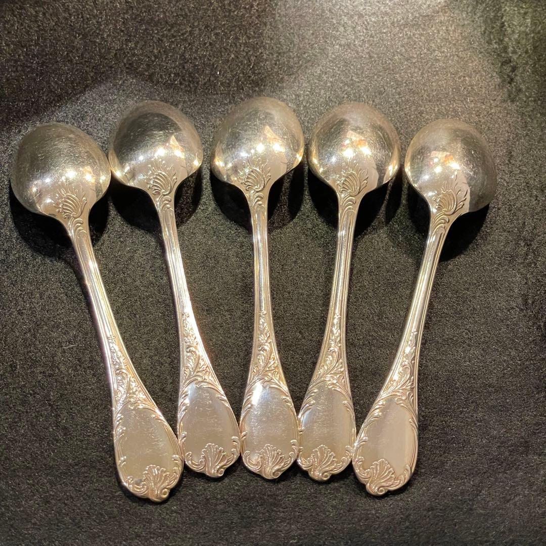 クリストフルChristofle シルバープレート スプーン5本セットカトラリー