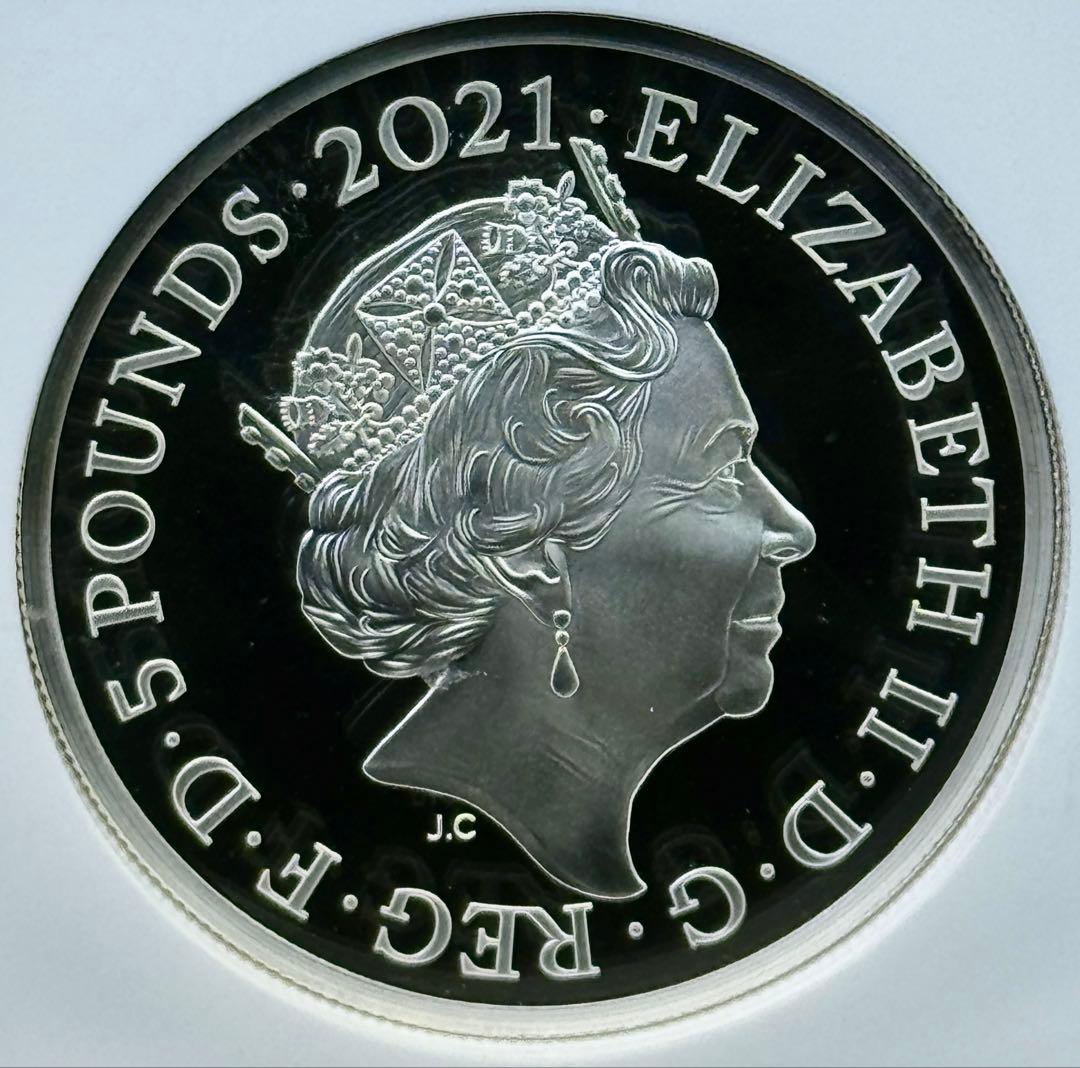 2021年 ヴィクトリア ゴシック 銀貨 ポートレート PF70UC FDOI