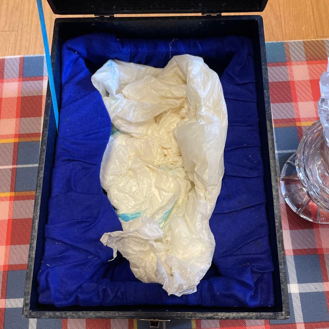 レア品　希少価値　東ドイツLAUSITZER GLAS クリスタル　花瓶　新品