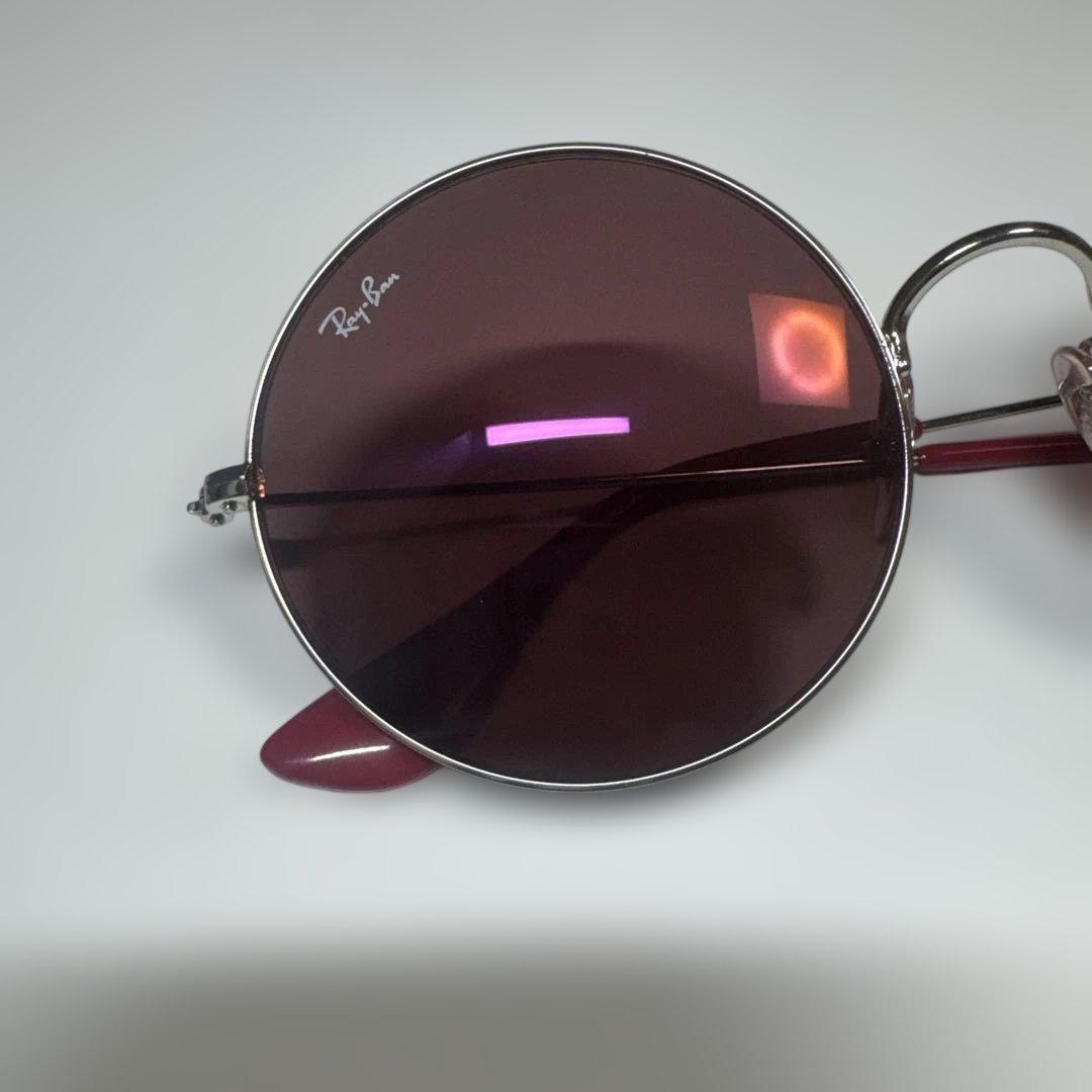 【極美品】Ray-Ban RB3592 ラウンド ピンク 生産終了 希少品