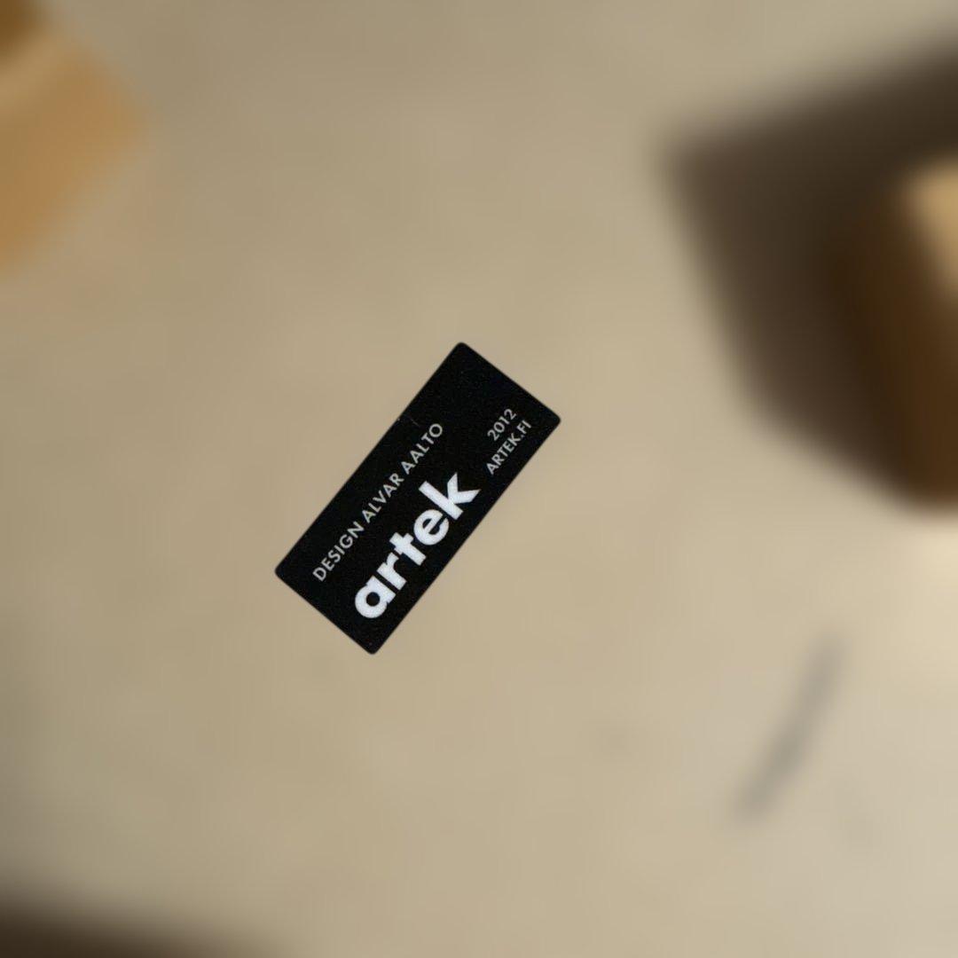 artek アルテック　stool60 スツール60 ブラックリノリウム　3本脚