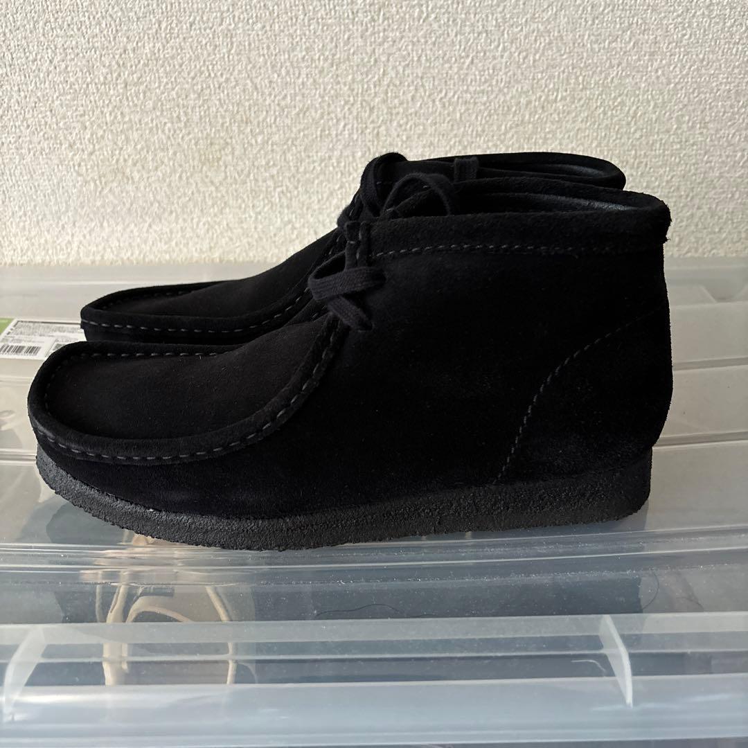 クラークス ワラビー UK8 ブラック　美品