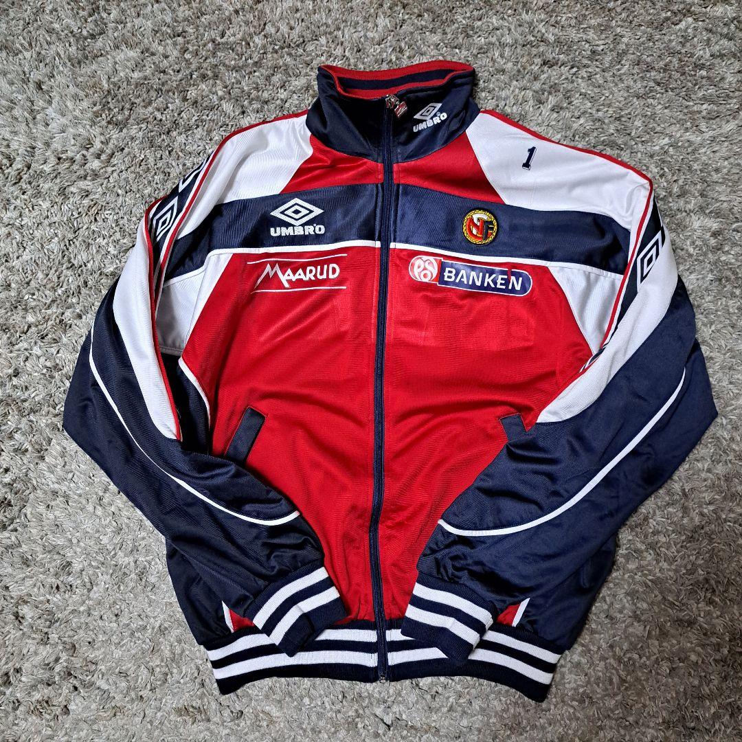 希少　90s 　アンブロ　ノルウェー代表　トラックジャケット　ジャージ
