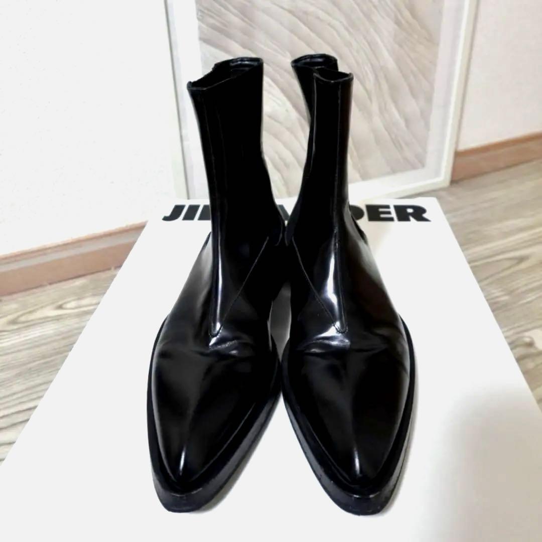 【最安値】JIL SANDER サイドゴアブーツ 37