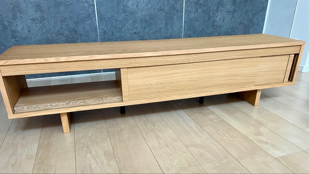 無印良品 オーク材 ＡＶラック テレビボード 薄型 150cm<廃盤品>