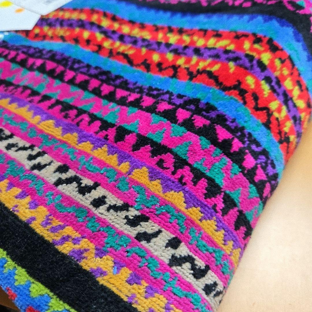 新品　MISSONI 　タオルケット　ストリシア　今治　マルチカラー