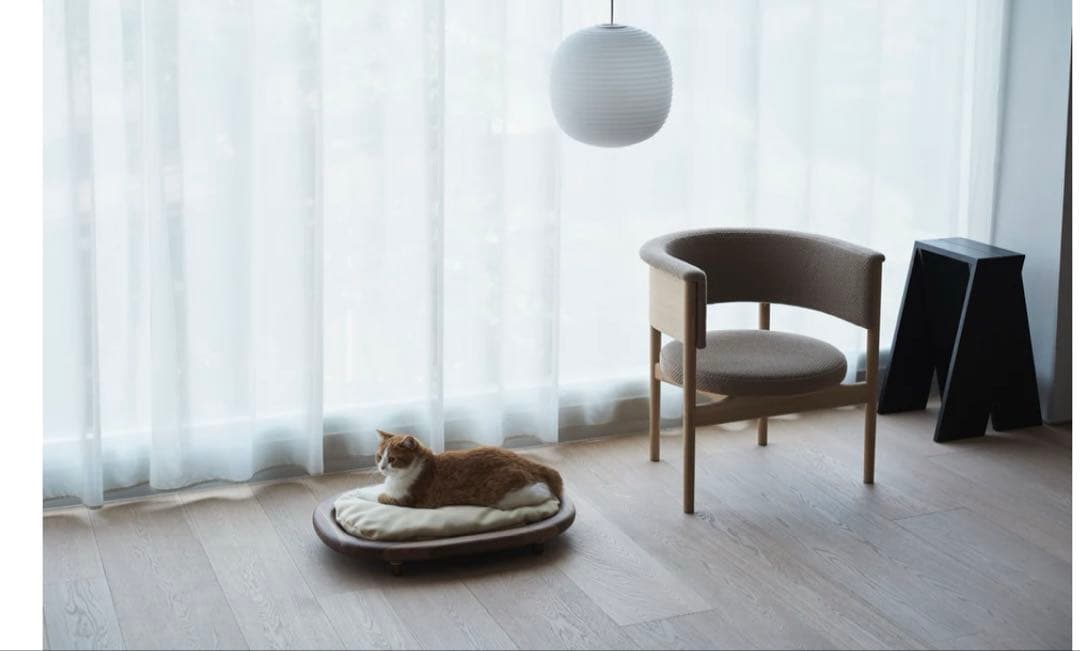 【新品未使用】KARIMOKU CAT BED ウォールナット　保証書付き