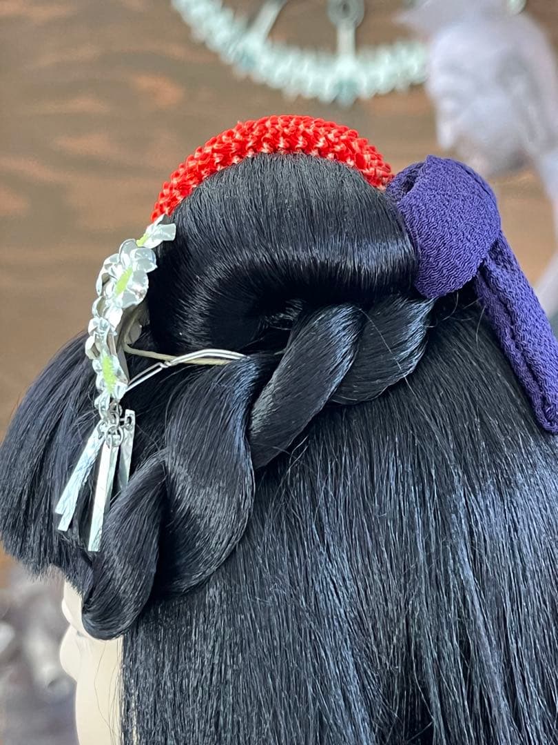 岩崎緋布氏の市松人形 約45cm