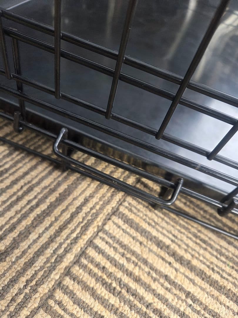 犬用金属ケージ 取り外しトレー付き