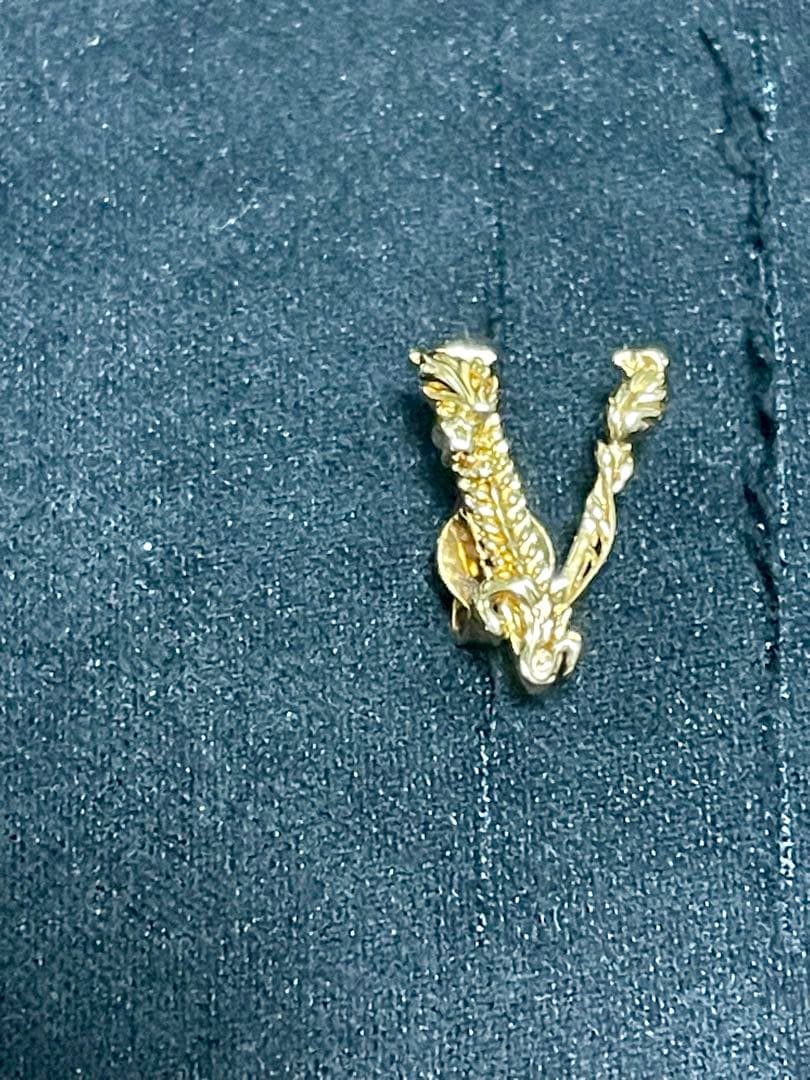 ベルサーチ ヴィルトゥス VERSACE VIRTUS ピアス ゴールド 片耳