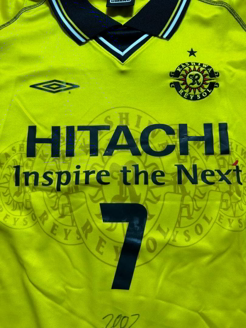 最終価格　選手仕様　柏レイソル2002ユニフォーム　明神サイン入り