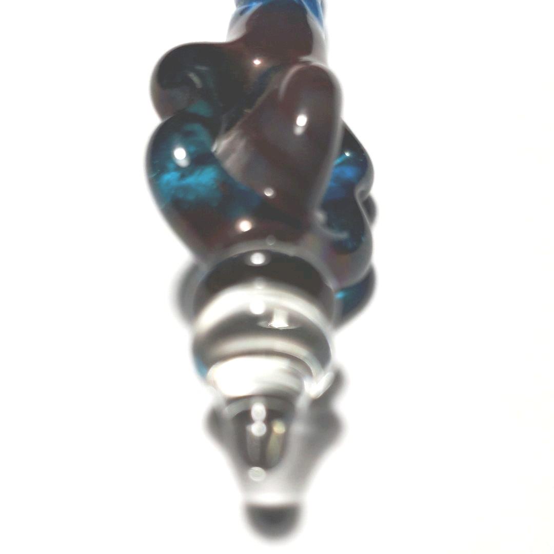 青色ねじり簪（江戸時代後期）