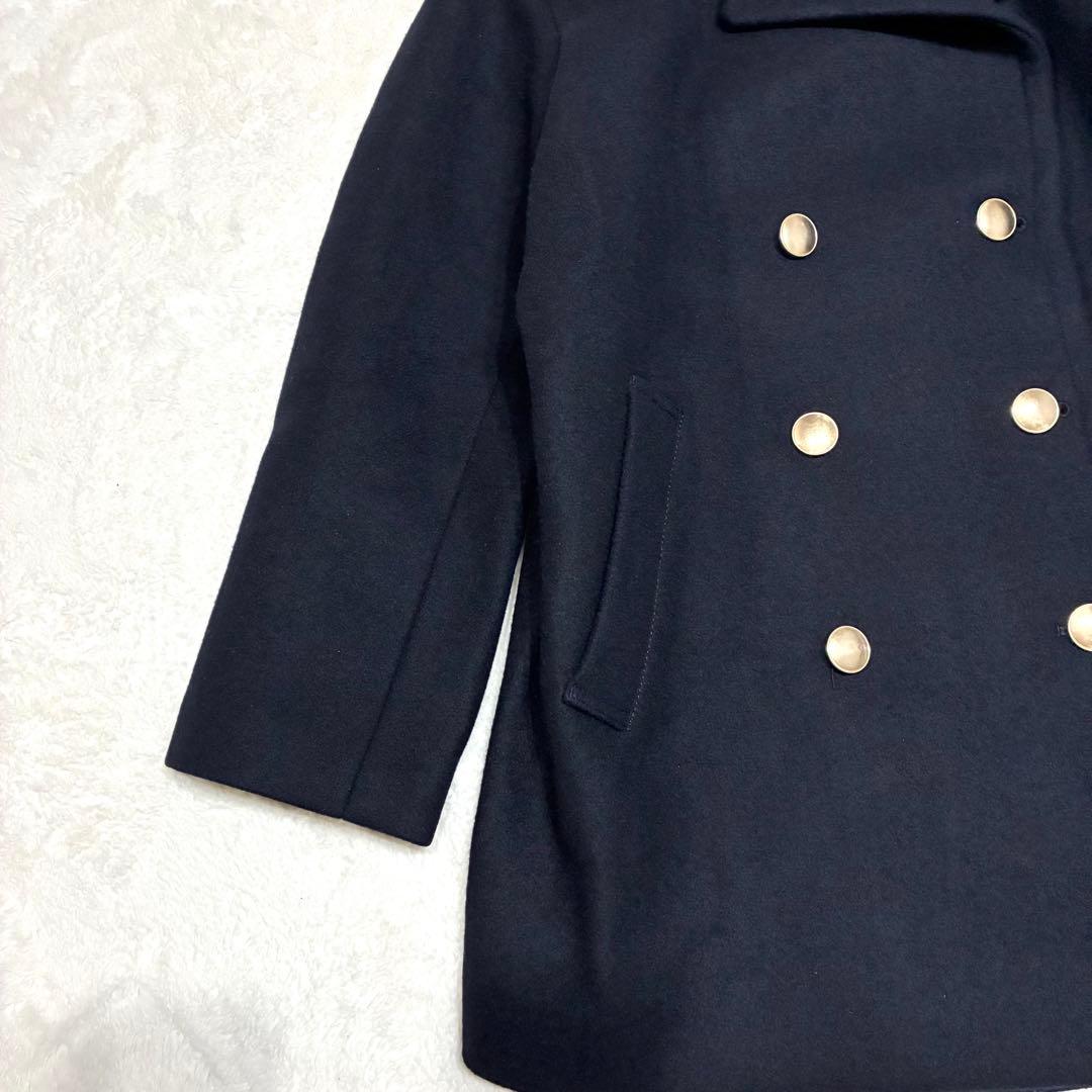 FRAMeWORK ラムリバーメルトンPコート ネイビー 38サイズ