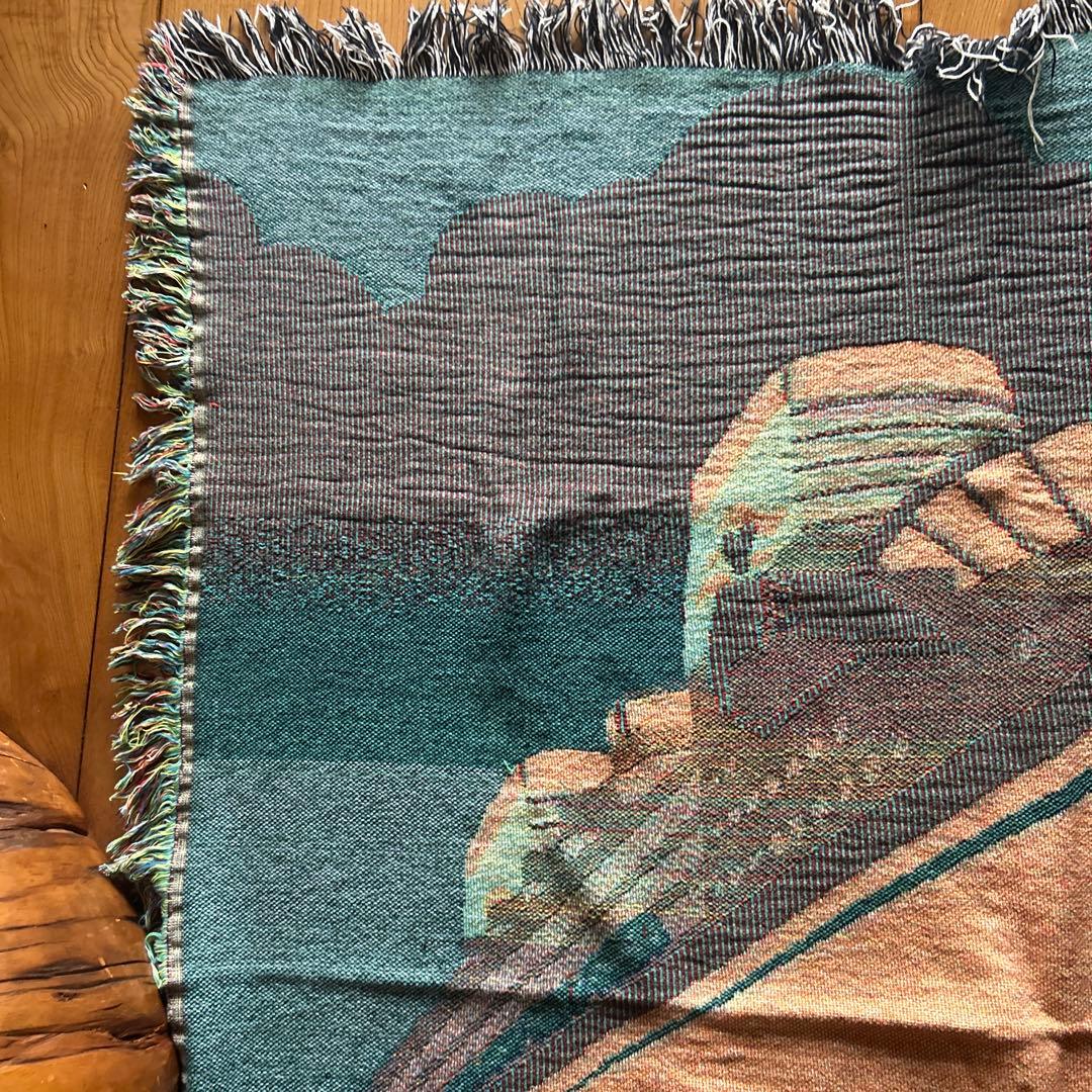 激レア　DISNEY　ヴィンテージ　ラグ　カーペット　壁掛け　アウトドア　珍品