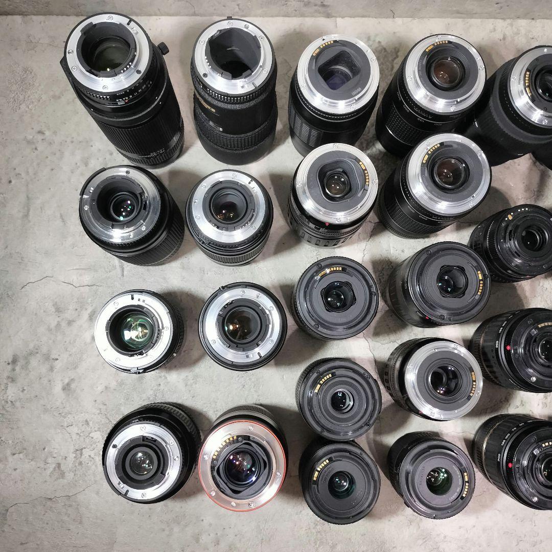 【ジャンク】 カメラ レンズ　まとめ売り　Canon　NIKON 等　31本
