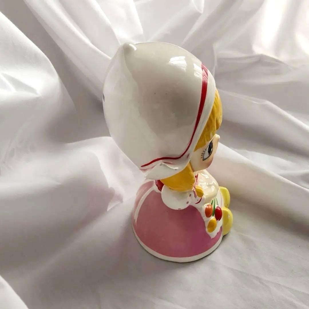 内藤ルネ RUNE 貯金箱 万国人形　貯金箱　スウェーデン　陶器 昭和レトロ