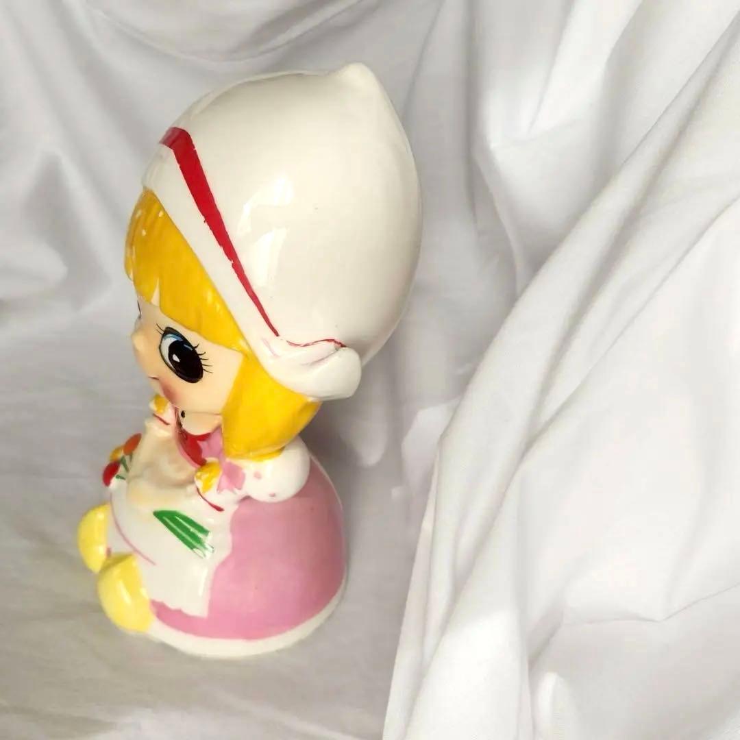 内藤ルネ RUNE 貯金箱 万国人形　貯金箱　スウェーデン　陶器 昭和レトロ