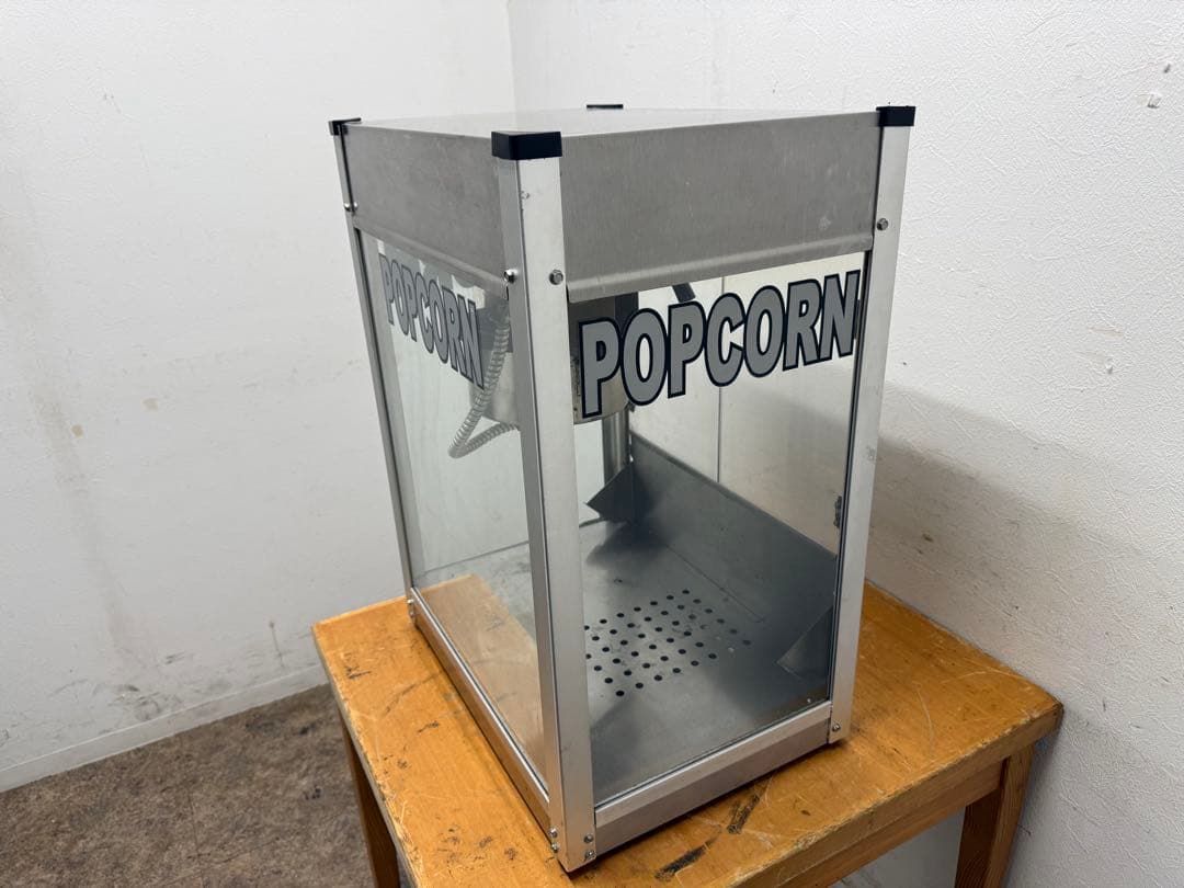 ポップコーンマシン　シアター　６オンス　ステンレス　TP-6