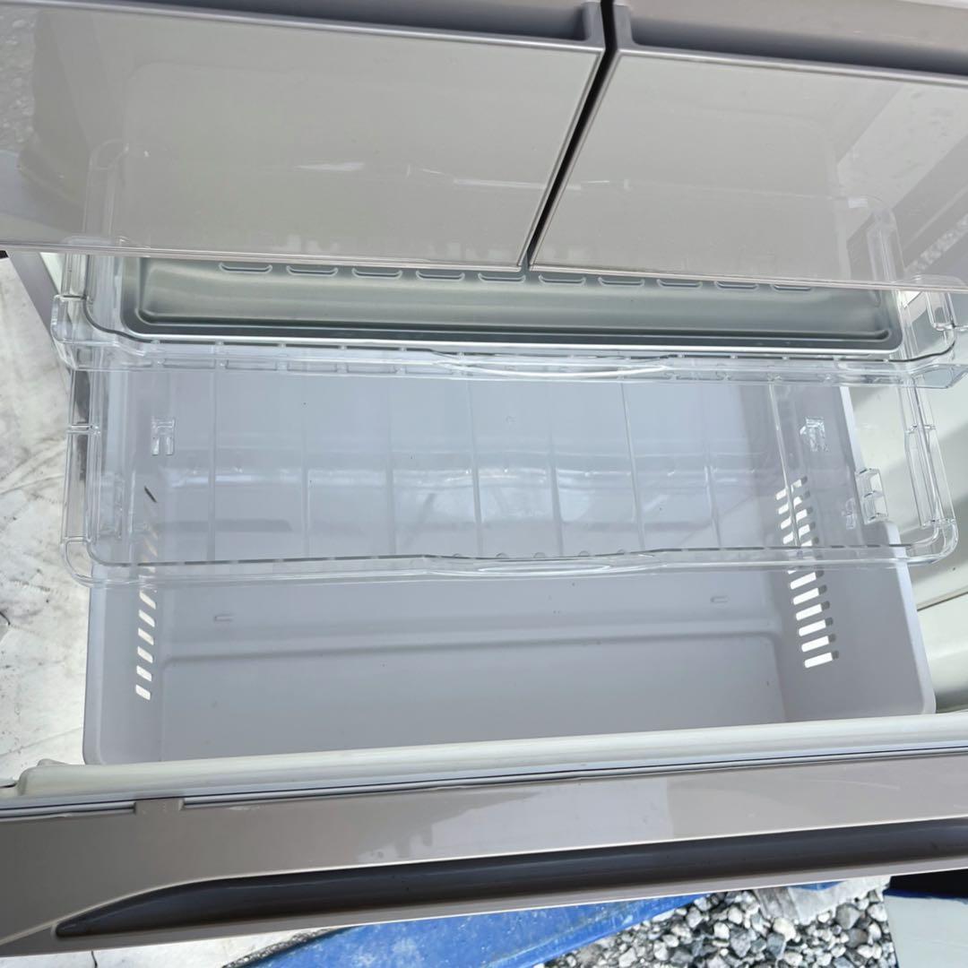 取付無料！完動品！日立真空チルド搭載高性能ピンクゴールド6ドア冷蔵庫！洗濯機