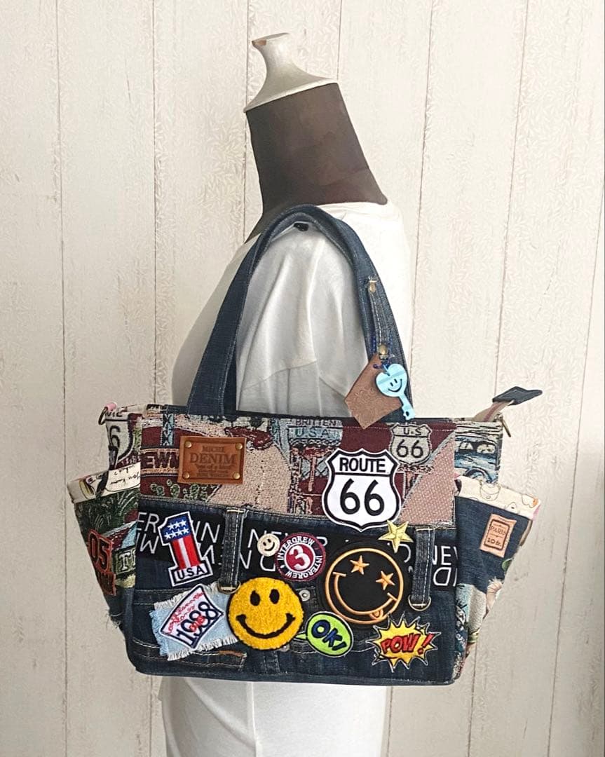 デニムリメイクバック　ブラコン×デニム